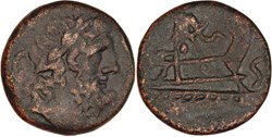 262/2. Caecilia - semis (128 BC)