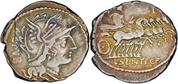 325/1a. Sentia (101 BC)