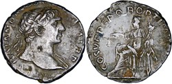 2. Trajan. 119 - denarius (Aequitas)