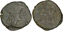151/1. Furia - triens (189-180 BC)
