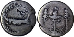 544/38. Mark Antony LEG XXII (32-31 BC)
