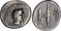 357/1b. Norbana (83 BC)