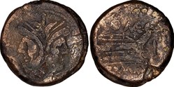 143/1. Maenia - as (189-180 BC)