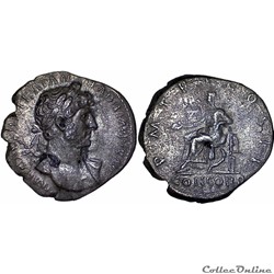 3. Hadrian. 039b - denarius (Concordia)