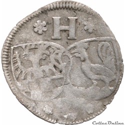 Henneberg-Schleusingen - William IV - Pfennig - c.1530