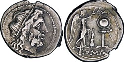 089/1a. Anonymous - victoriatus (208 BC)