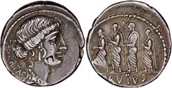 433/1. Junia (54 BC)