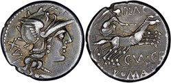 228/1. Valeria - denarius (140 BC)