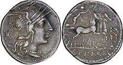 283/1b. Marcia et al. (118-117 BC)