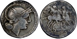085/1a. Anonymous (H series) - Quinarius (211-210 BC)