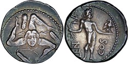 445/1b. Cornelia & Marcia (49 BC)