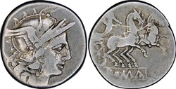 136/1. Annia? - denarius (194-190 BC)
