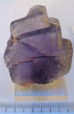 Fluorine bleue, Mine du Beix, Puy-de-Dôme, France
