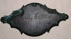 Plaque malle de voyage (Lamic)