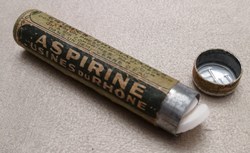 Tube d'aspirine