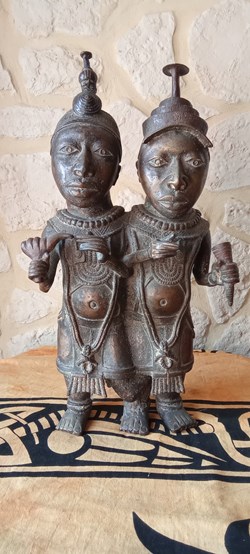 Bronze Couple royal BINI EDO Nigeria