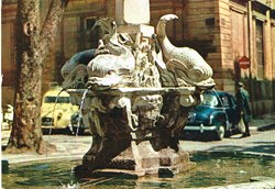 France Bouche du Rhône Aix en Provence Fontaine des quatre Dauphins