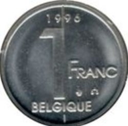1 Franc Belgique (Français) 1996-Albert II