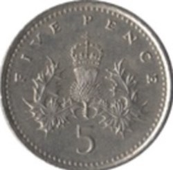 5 Pence Elizabeth II 1995