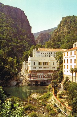France-Pyrénées Orientales-Amelie les Bains-Les thermes Pujade
