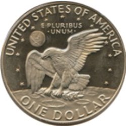 Etats Unis-1 dollar "Eisenhower Dollar" 1972 Relief
