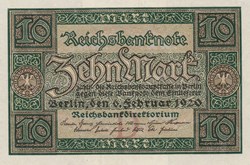 Allemagne-10 Mark-06-02-1920