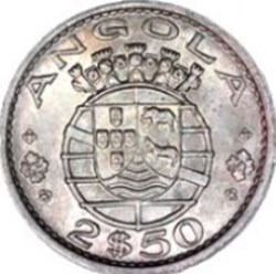 2½ Escudos Colonie portugaise 1956 Angola