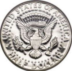 ½ dollar "Kennedy Half Dollar" Etats-Unis 1966