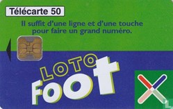 France- Loto Foot-Oberthur 01 (1992)