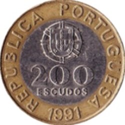 200 escudos Portugal 1991
