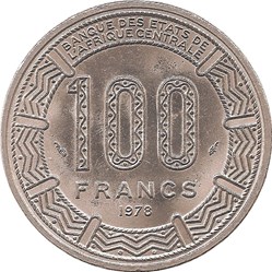 100 Francs Tchad 1990