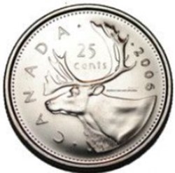 25 cents - Élisabeth II 2012 Canada