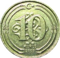 10 kuruş Turquie 2018