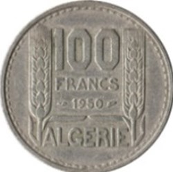 100 francs Turin Algérie 1952