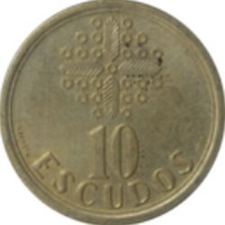 10 Escudos Portugal 1987