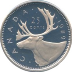 25 cents - Élisabeth II 1982