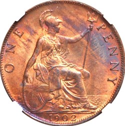 1 Penny Angleterre Edouard VII 1910