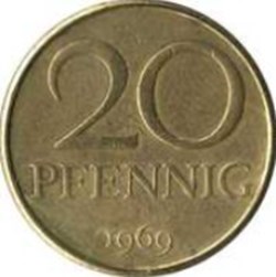 20 Pfennig Allemagne 1969
