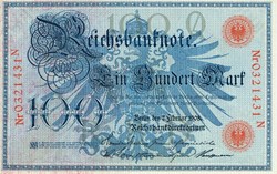 Allemagne-100 Deutsche Mark-1908
