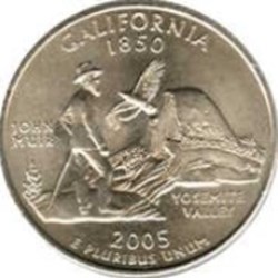Etats Unis-¼ Dollar "Quarter Californie" 2005 D