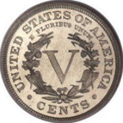 5 cents "Liberty Nickel" avec "CENTS" Etats Unis 1912