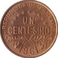 1 centésimo Panama 1977