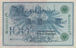 Allemagne-100 Deutsche Mark-1908