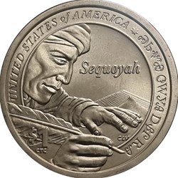 Etats Unis-1 Dollar Sequoyah 2017 D-Uncirculated