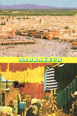 Maroc-Marrakech-Place Jamaa El Fna