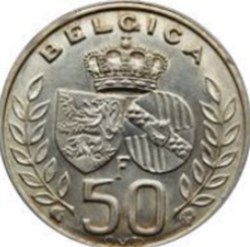 50 francs - Baudouin - mariage du roi Baudouin et de la reine Fabiola Belgique 1960