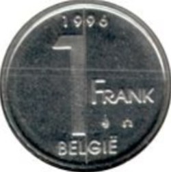 1 Franc Belgique (Néerlandais) 1997-Albert II