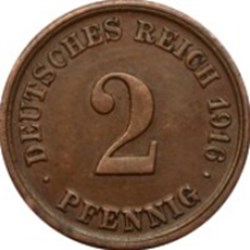 2 Pfennig Allemagne 1914 (E)