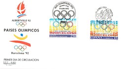 Enveloppe 1er jour -Barcelona 92