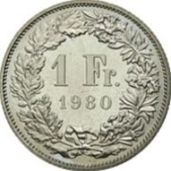 1 Franc Suisse 1969 b